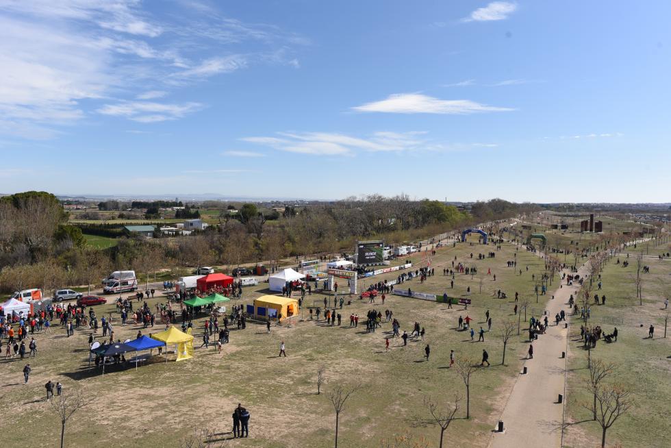 El Parque Lineal de Plaza en Zaragoza ha acogido el 102º Campeonato de España de campo a través.