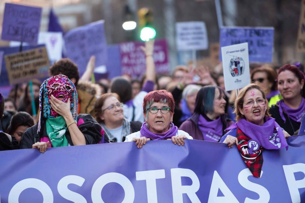 Manifestación del 8-M de Zaragoza.
