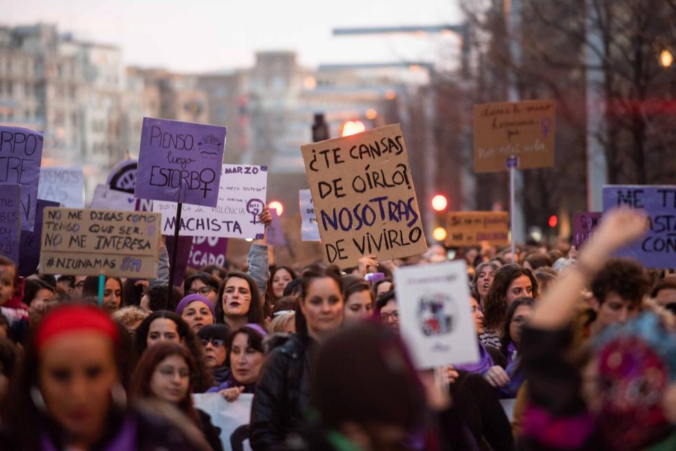 Manifestación del 8-M de Zaragoza.