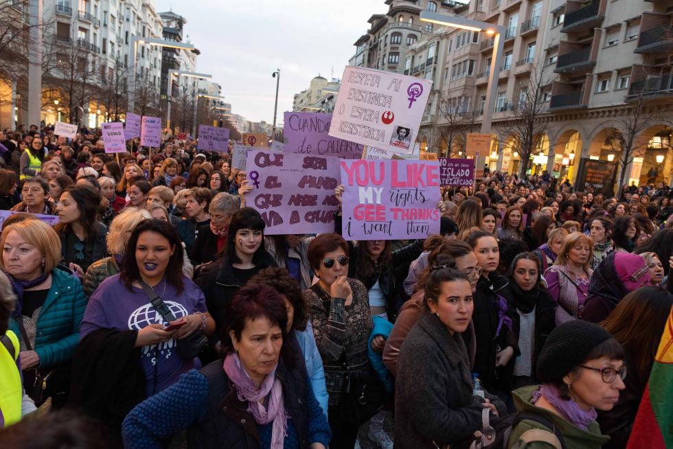 Manifestación del 8-M de Zaragoza.