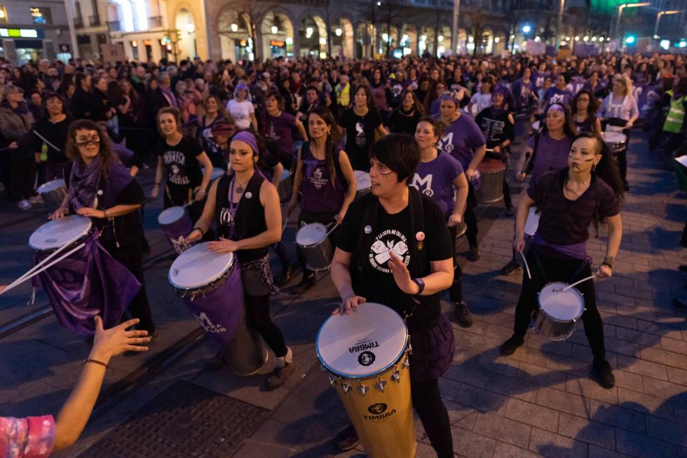 Manifestación del 8-M de Zaragoza.