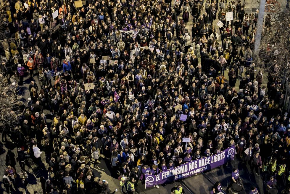 Manifestación del 8-M de Zaragoza.