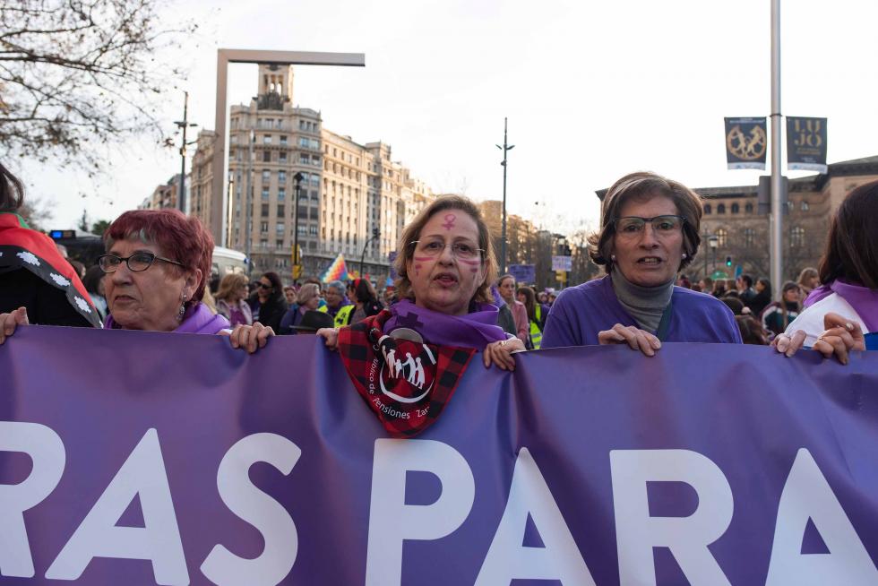 Manifestación del 8-M de Zaragoza.