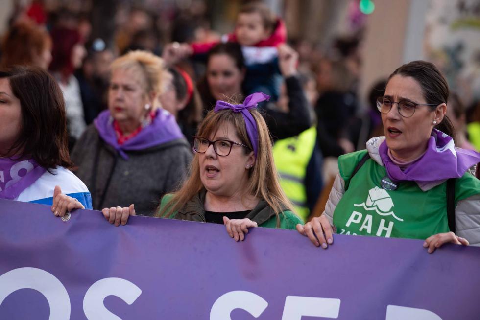 Manifestación del 8-M de Zaragoza.