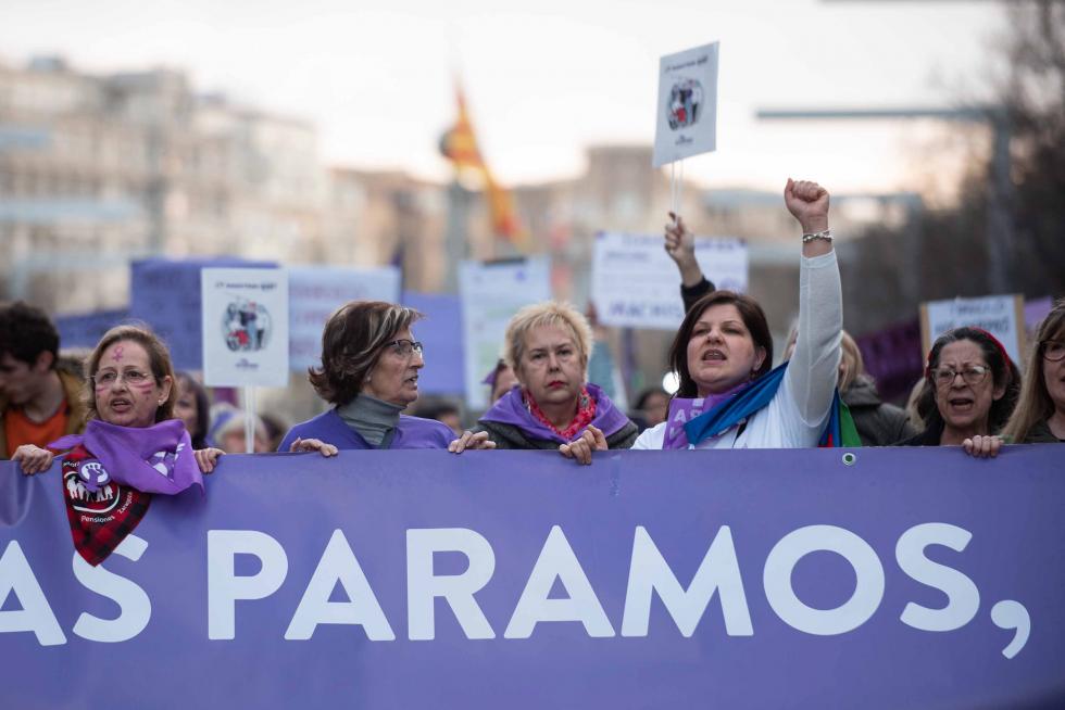 Manifestación del 8-M de Zaragoza.