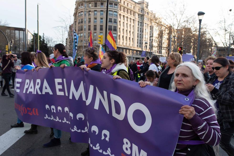 Manifestación del 8-M de Zaragoza.
