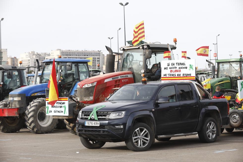 Los tractores toman este martes el centro de Zaragoza