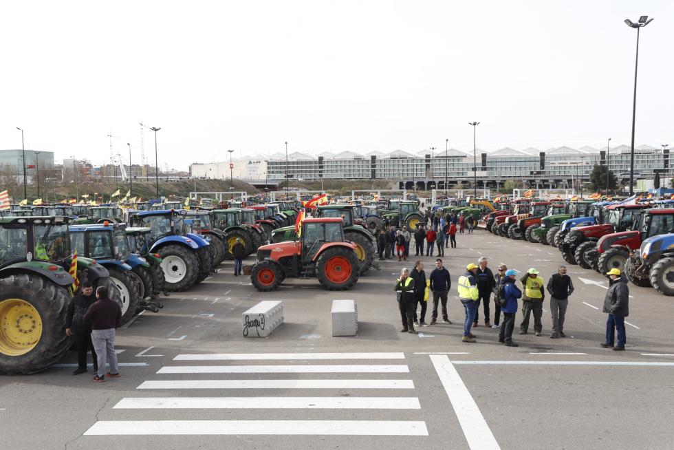 Los tractores toman este martes el centro de Zaragoza