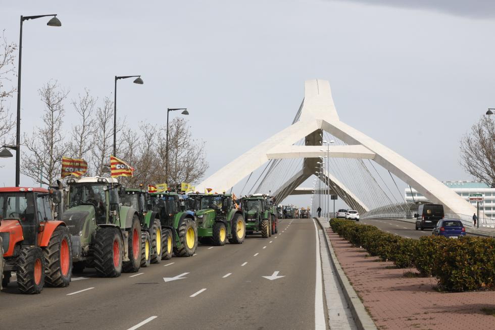 Los tractores toman este martes el centro de Zaragoza