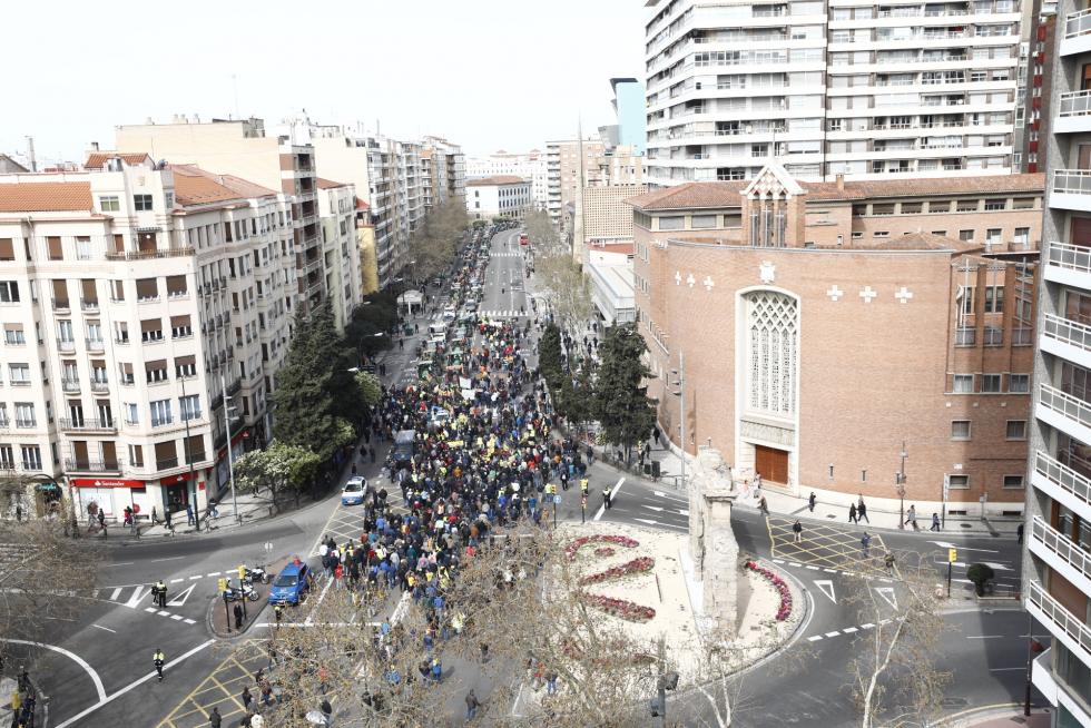 Los tractores toman este martes el centro de Zaragoza