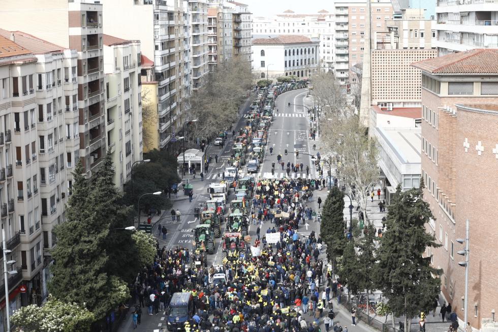 Los tractores toman este martes el centro de Zaragoza