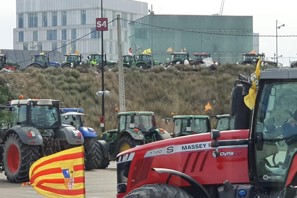 Los tractores toman este martes el centro de Zaragoza