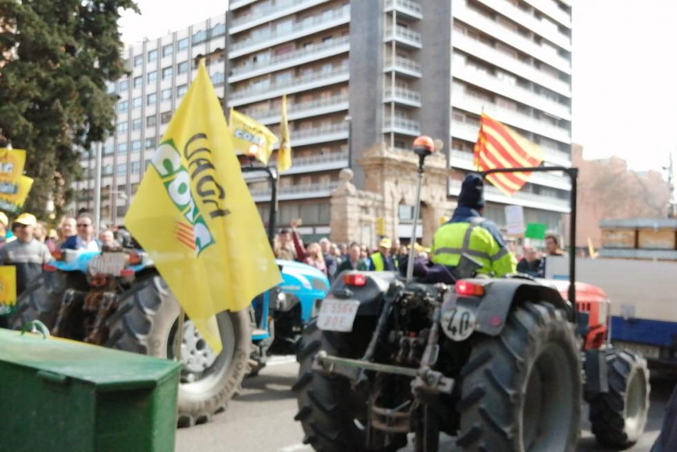 Los tractores toman este martes el centro de Zaragoza