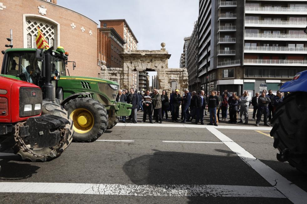 Los tractores toman este martes el centro de Zaragoza