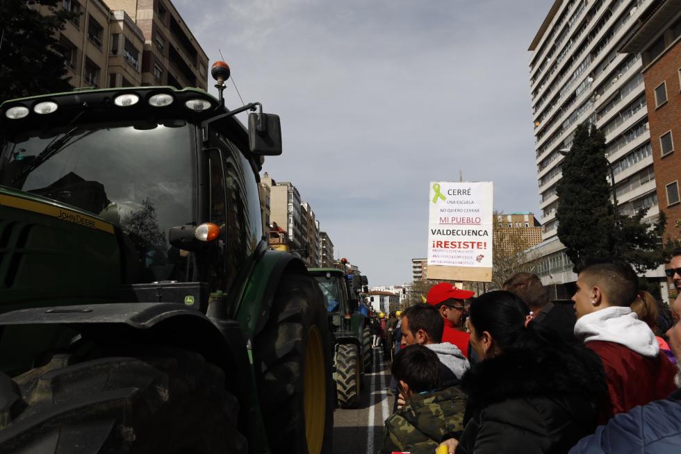 Los tractores toman este martes el centro de Zaragoza