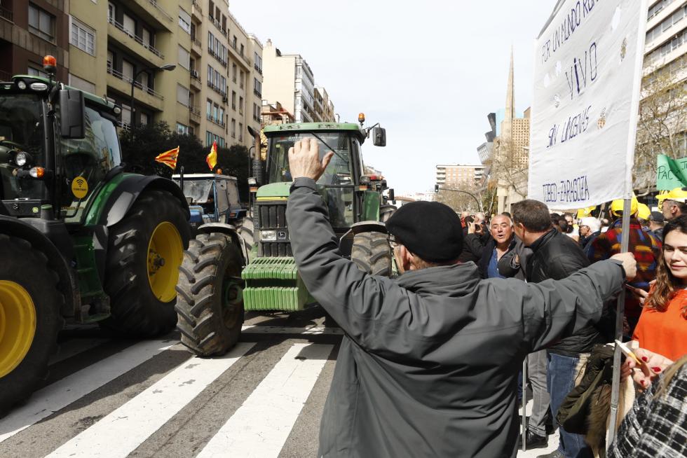Los tractores toman este martes el centro de Zaragoza