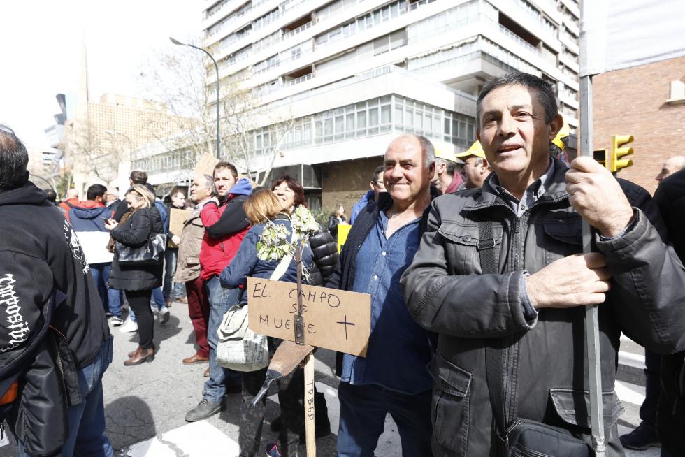 Los tractores toman este martes el centro de Zaragoza