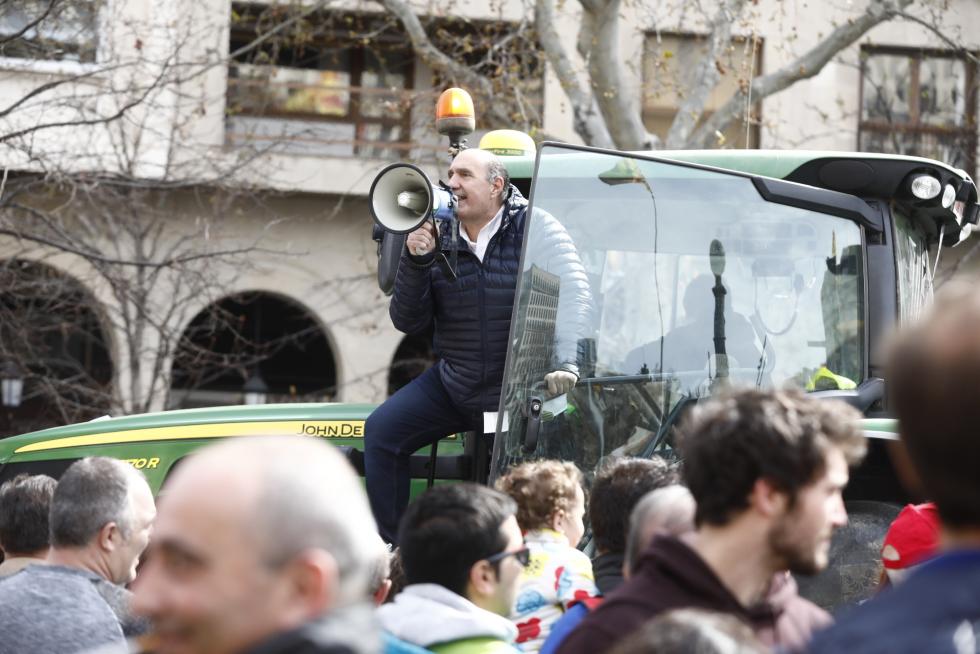 Los tractores toman este martes el centro de Zaragoza