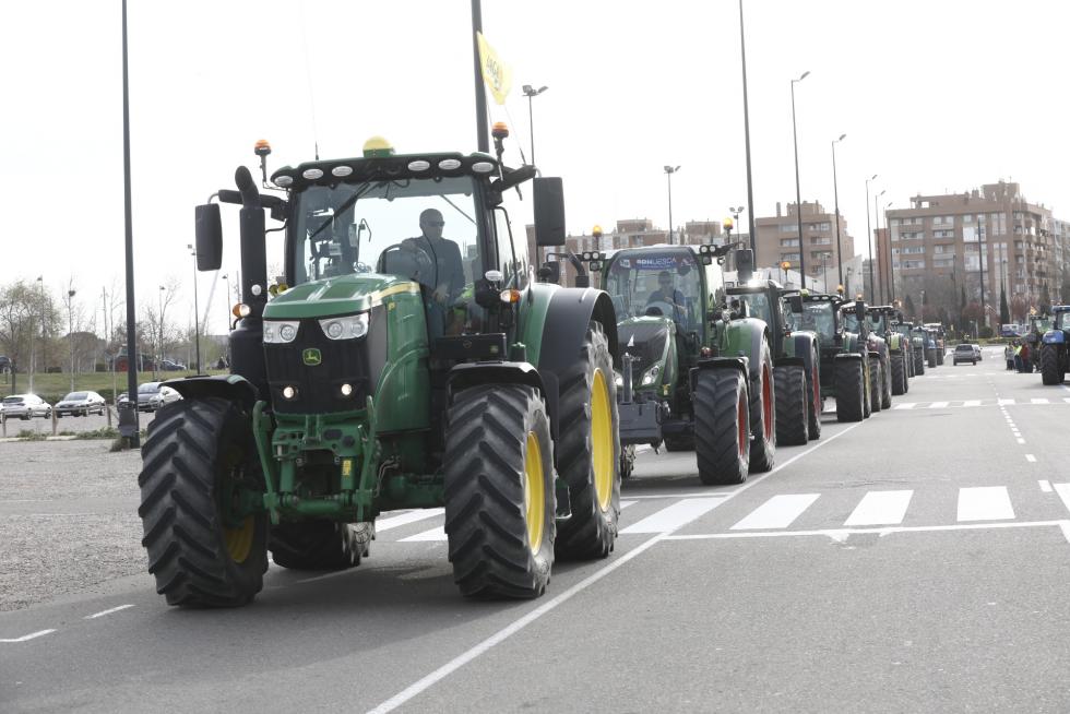 Los tractores toman este martes el centro de Zaragoza