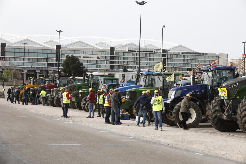Los tractores toman este martes el centro de Zaragoza