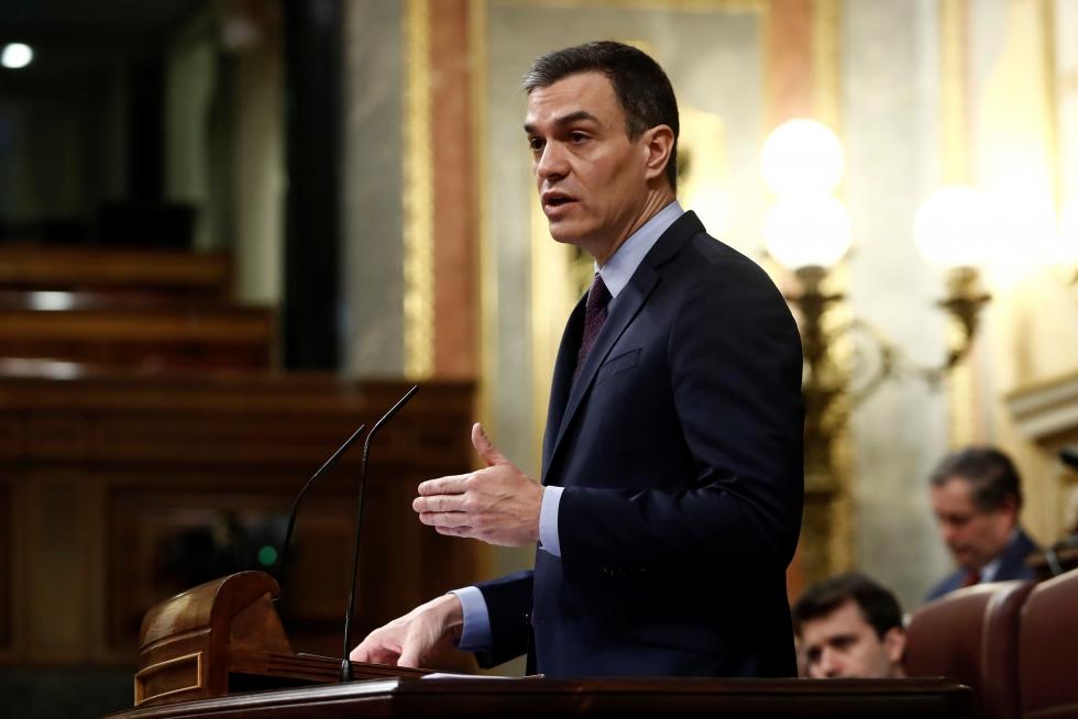 Pedro Sánchez explica en el Congreso el estado de alarma