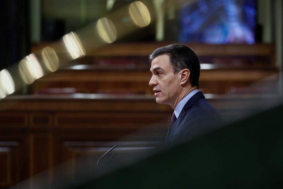 Pedro Sánchez explica en el Congreso el estado de alarma