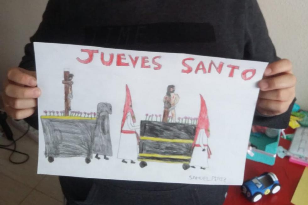 dibujos infantiles de Semana Santa