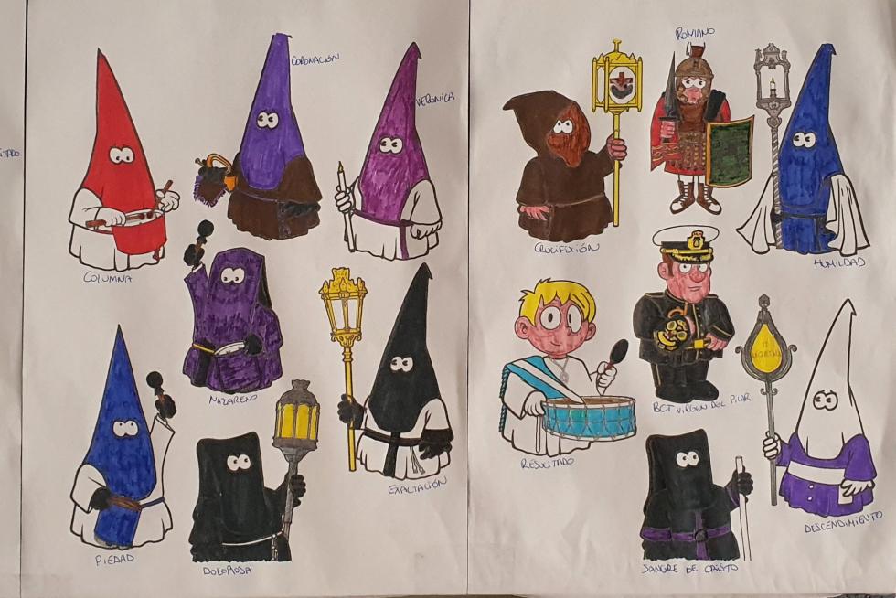dibujos infantiles de Semana Santa