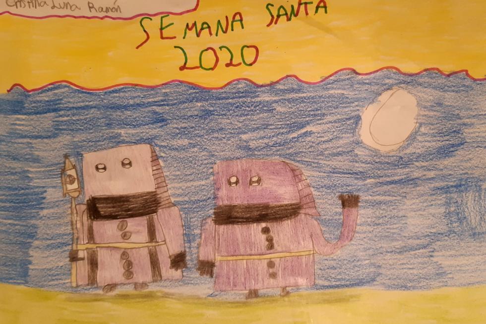 dibujos infantiles de Semana Santa
