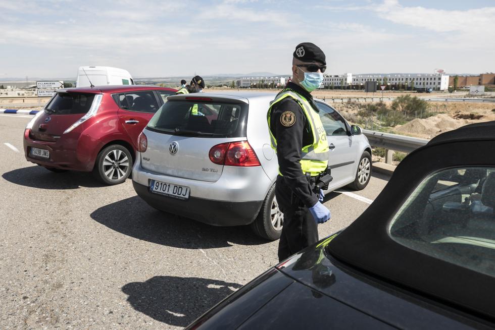 Controles de la Guardia Civil en Aragón