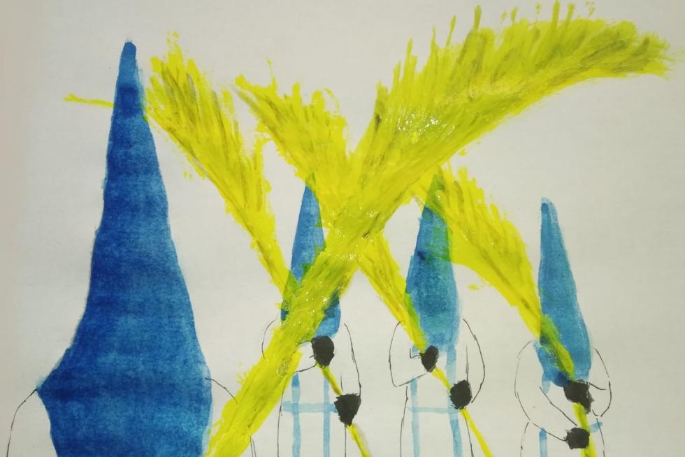 dibujos infantiles de Semana Santa