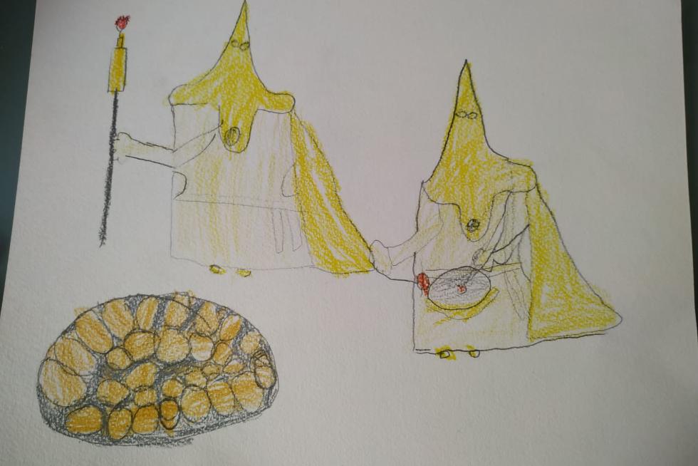 dibujos infantiles de Semana Santa
