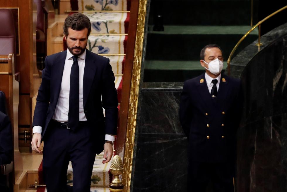 Primera sesión de control al Gobierno desde que se declaró el estado de alarma el pasado 14 de marzo,