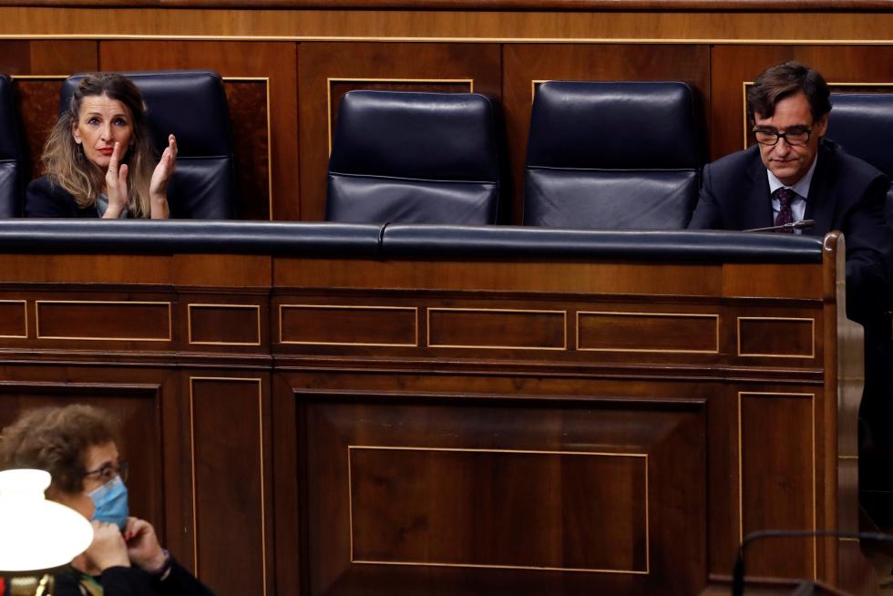 Primera sesión de control al Gobierno desde que se declaró el estado de alarma el pasado 14 de marzo,