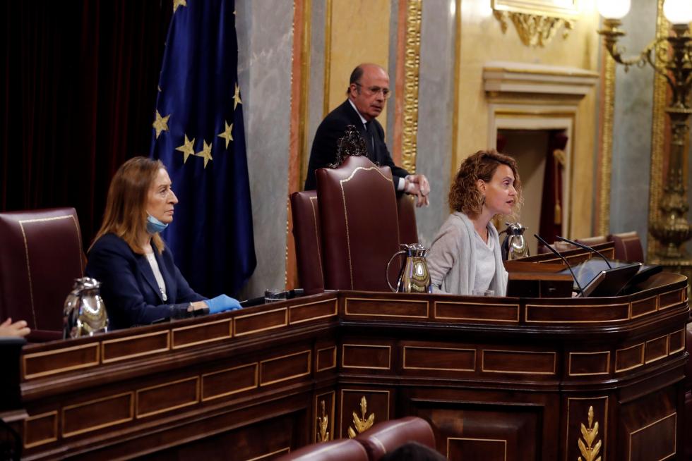 Primera sesión de control al Gobierno desde que se declaró el estado de alarma el pasado 14 de marzo,