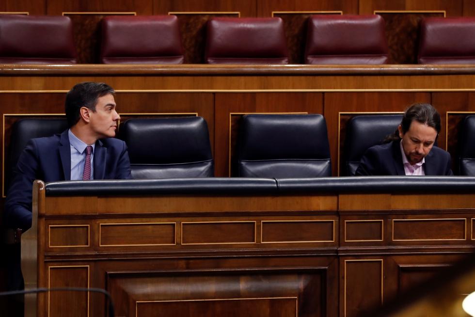 Primera sesión de control al Gobierno desde que se declaró el estado de alarma el pasado 14 de marzo,