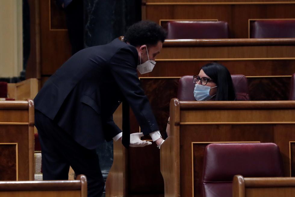 Pleno en el Congreso para solicitar la prórroga del estado de alarma ante la covid-19