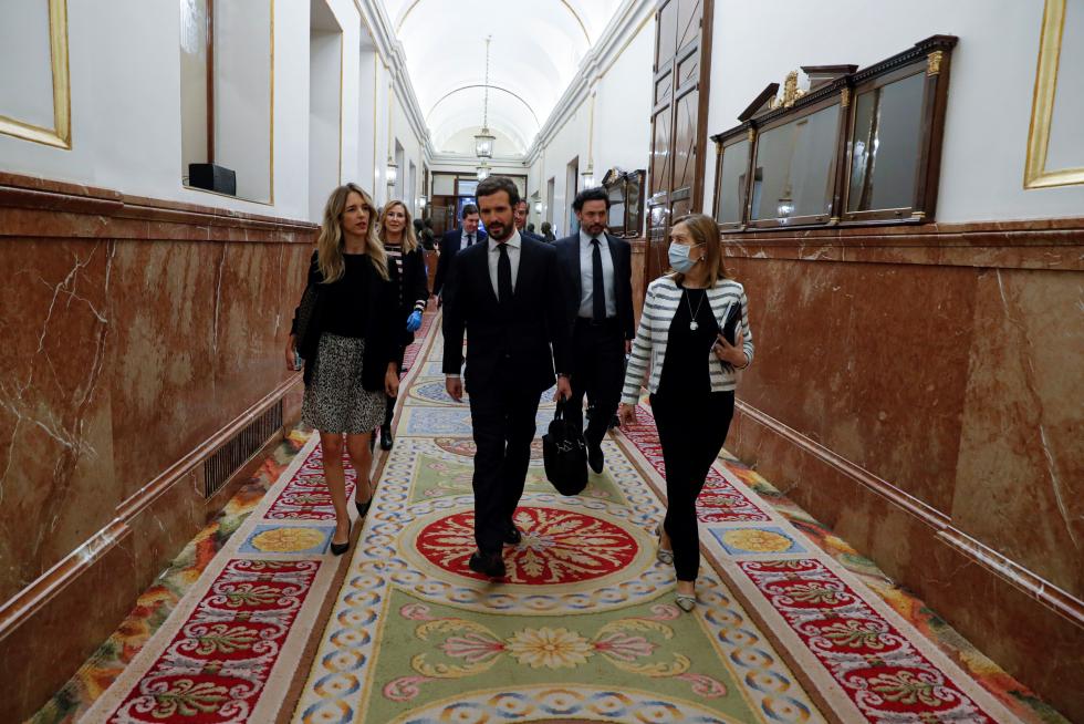 Pleno en el Congreso para solicitar la prórroga del estado de alarma ante la covid-19