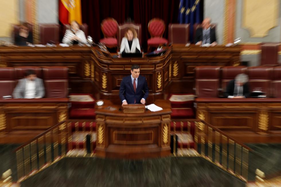 Pleno en el Congreso para solicitar la prórroga del estado de alarma ante la covid-19