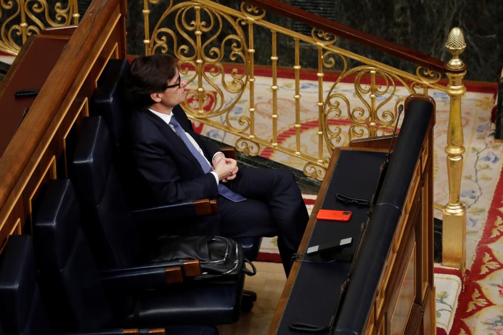 Pleno en el Congreso para solicitar la prórroga del estado de alarma ante la covid-19