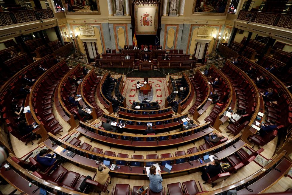 Pleno en el Congreso para solicitar la prórroga del estado de alarma ante la covid-19