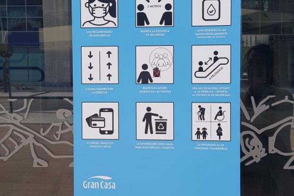 Reapertura del Centro Comercial Gran Casa, en el Actur.