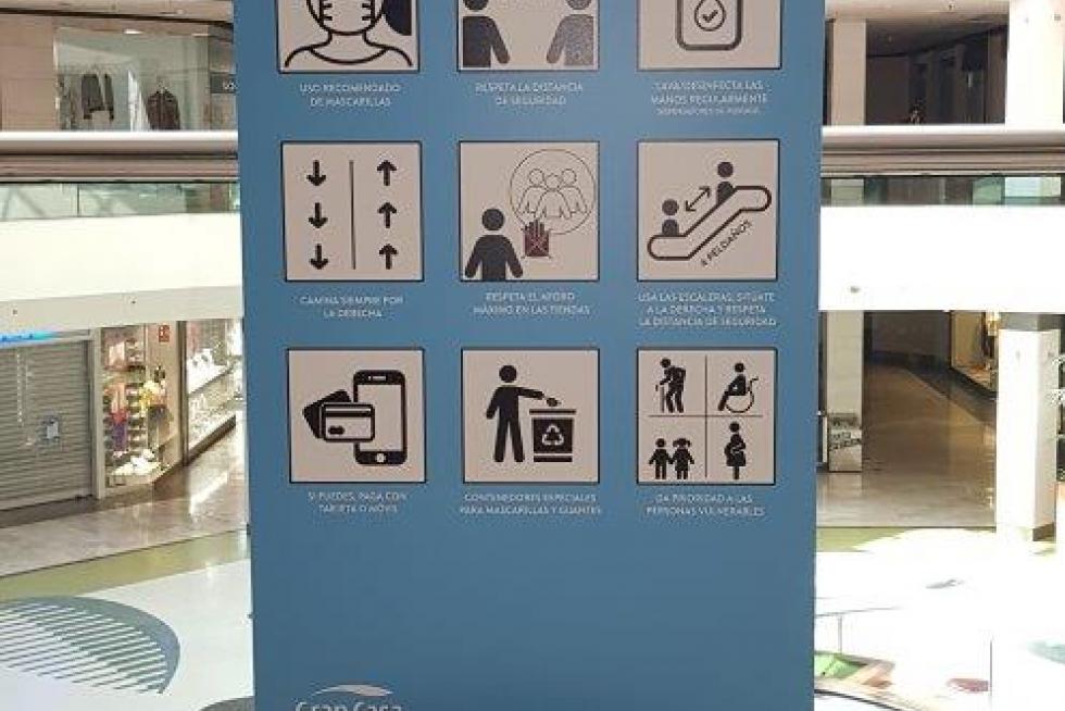 Reapertura del Centro Comercial Gran Casa, en el Actur.