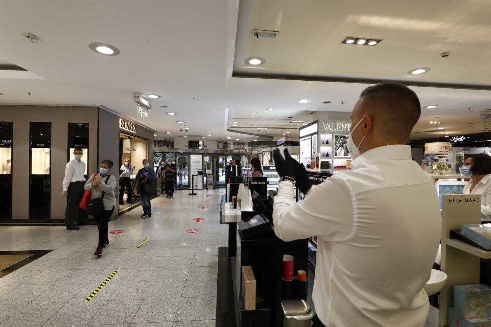 Reapertura del Corte Inglés de Sagasta de Zaragoza.