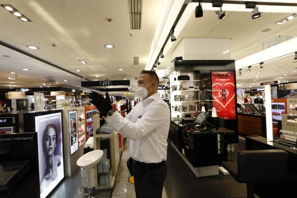 Reapertura del Corte Inglés de Sagasta de Zaragoza.