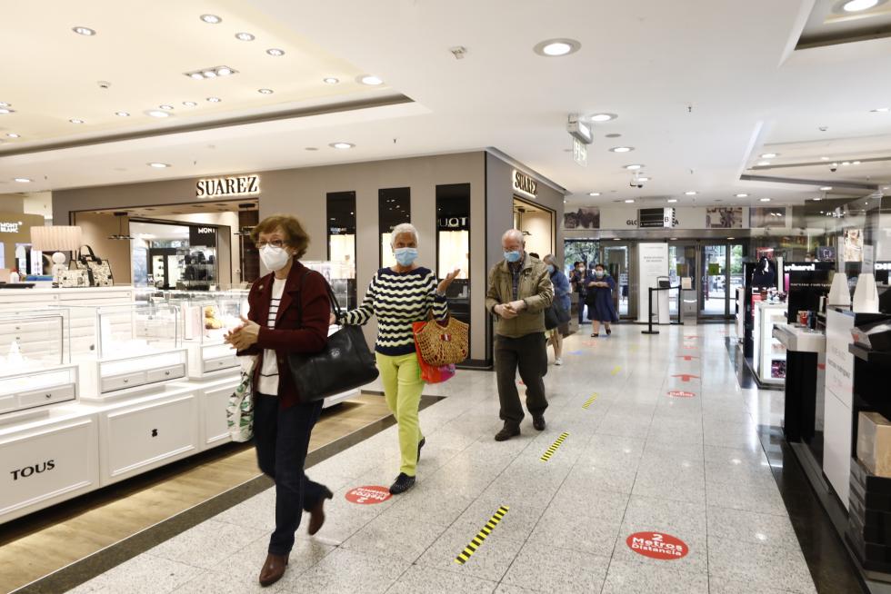Reapertura del Corte Inglés de Sagasta de Zaragoza.