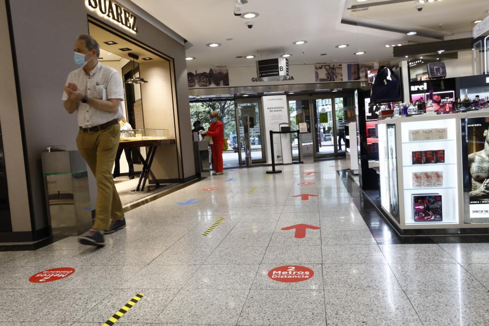 Reapertura del Corte Inglés de Sagasta de Zaragoza.