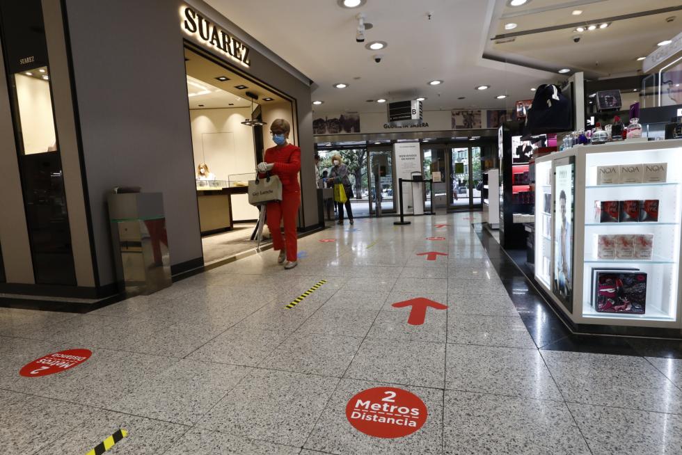 Reapertura del Corte Inglés de Sagasta de Zaragoza.