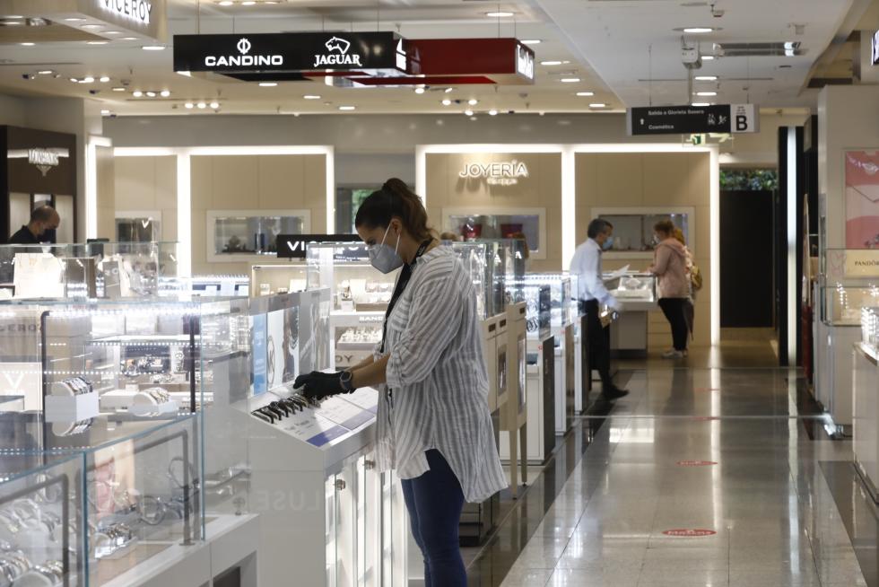 Reapertura del Corte Inglés de Sagasta de Zaragoza.