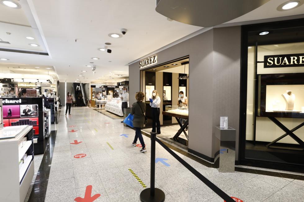 Reapertura del Corte Inglés de Sagasta de Zaragoza.